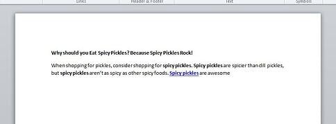 You Don't Want Your Guest Post to Look like this spicy pickles