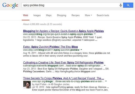 Link Prospecting Keywords spicypicklesblog