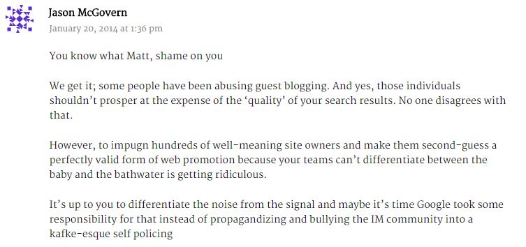 jason comment