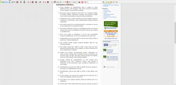 Strict Guest Post Guidelines Strict Guest Post Guidelines