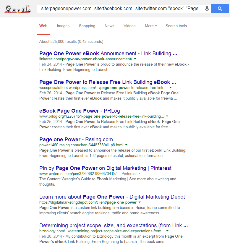 Branded Content SERP