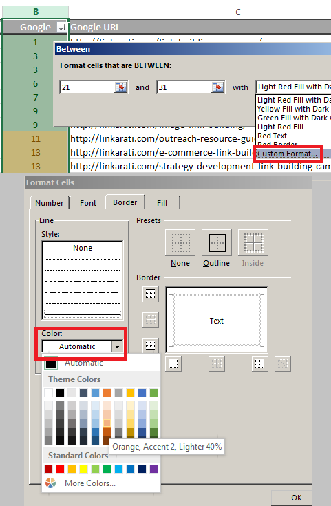 ala formatting