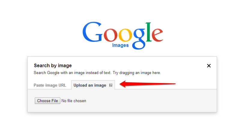 Google Images Capture UploadArrow
