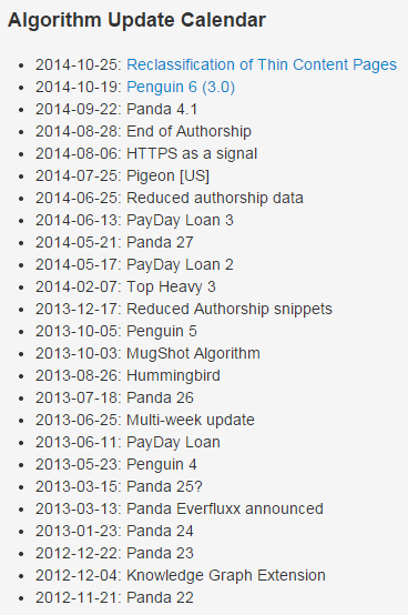 Algoroo update list