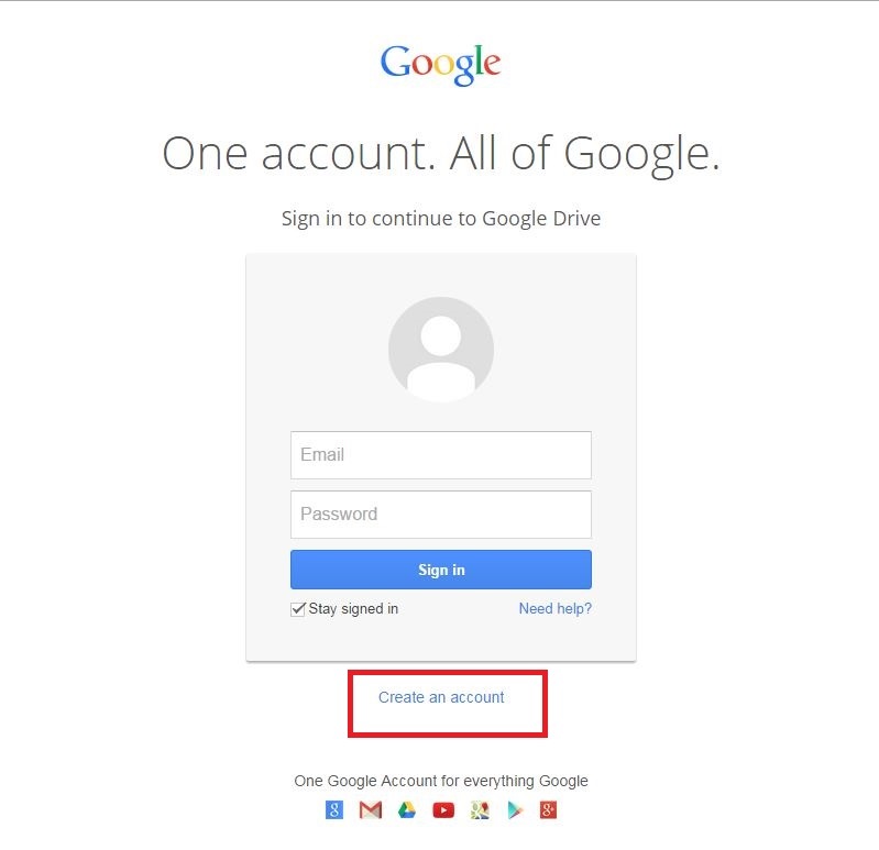 Creating a Google Account