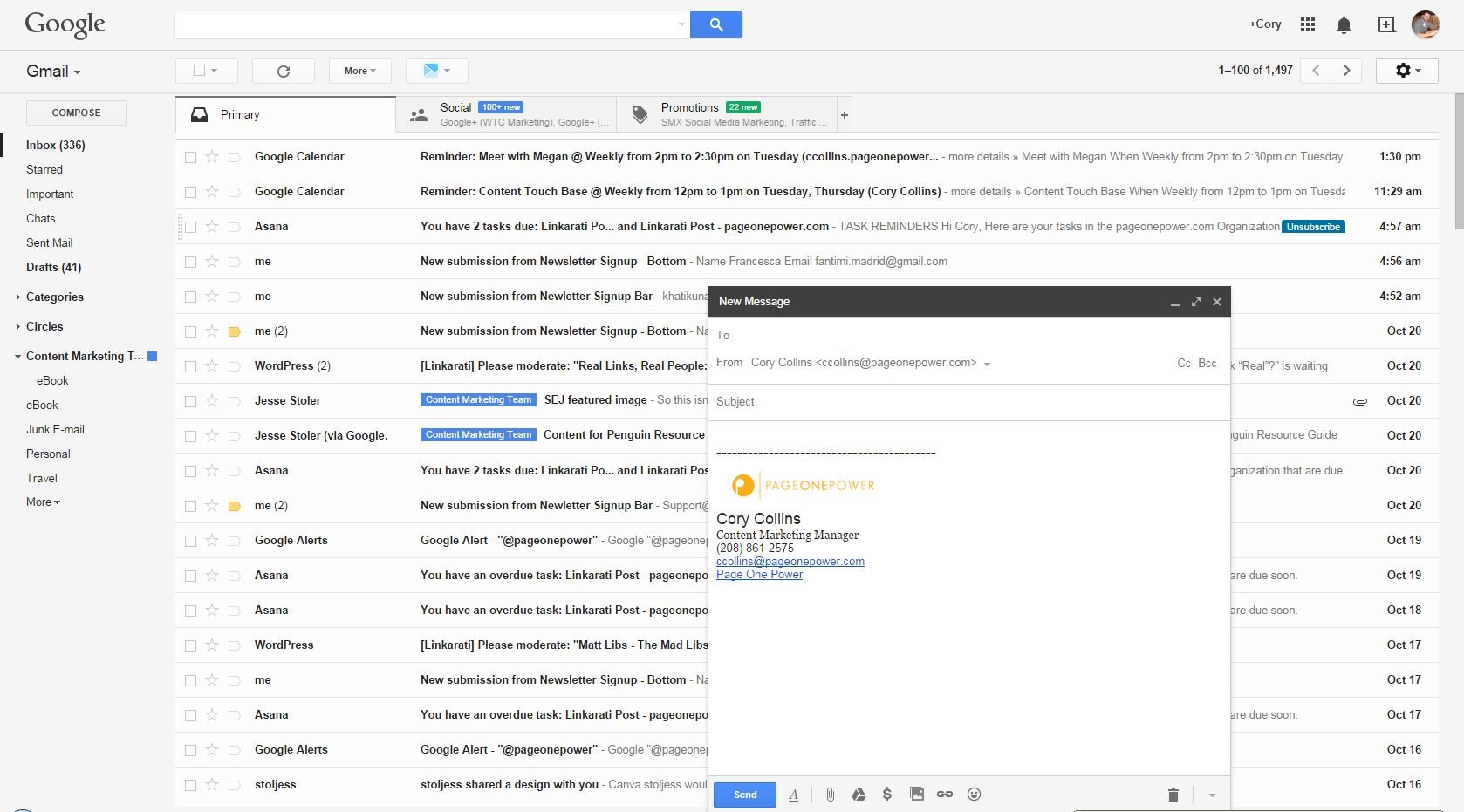 Gmail new email
