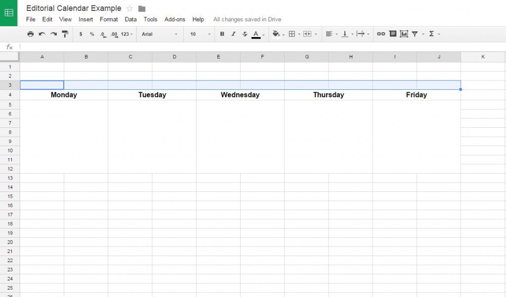 How To Create a Free Editorial Calendar Using Google Docs Tutorial