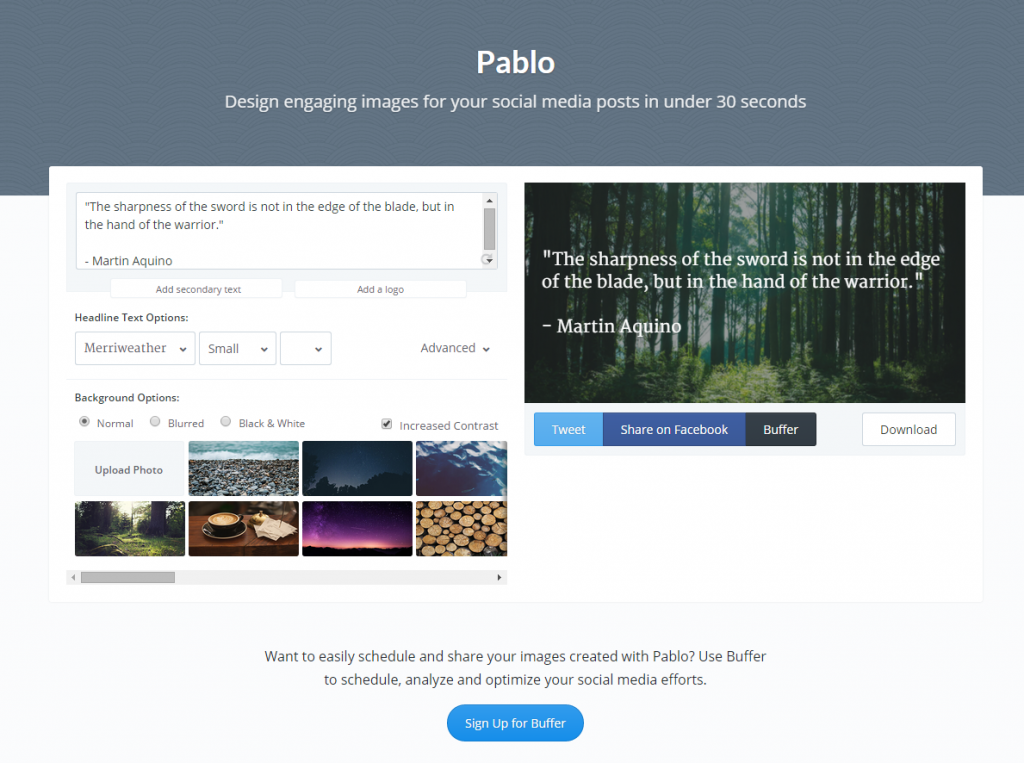 Pablo Homepage