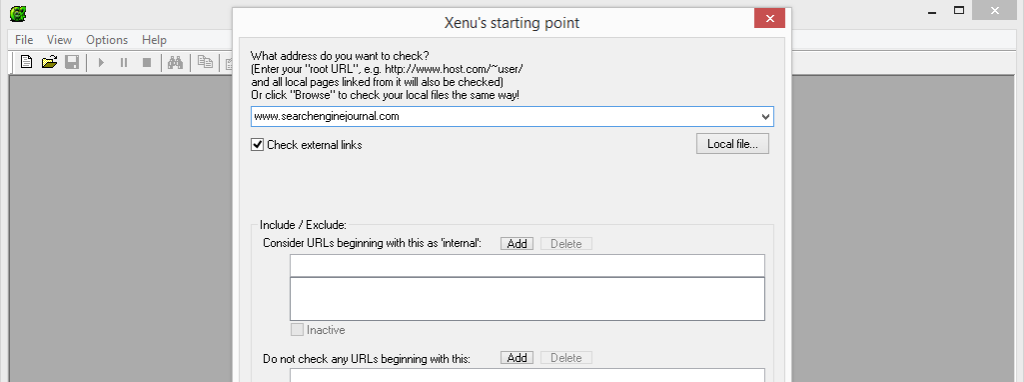 Xenu URL