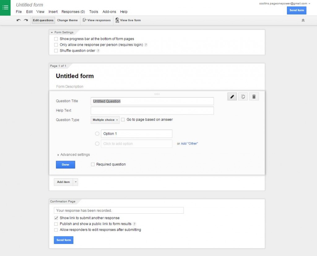 How To Create A Free Survey with Google Docs Tutorial