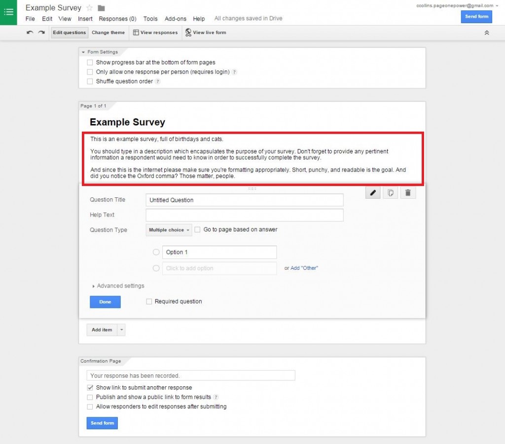 How To Make Online Form In Google Docs / Word Online vs. Google Docs : She has worked with local online businesses, supplying print and web content, and pursues an active interest in the.