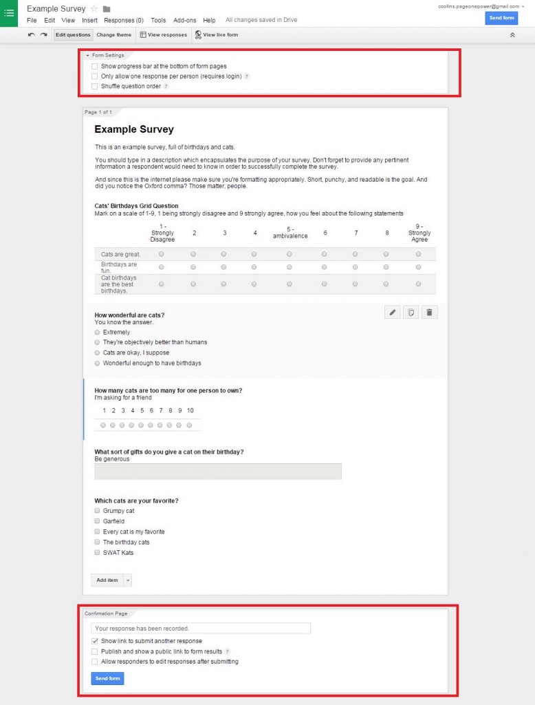 How To Create A Free Survey with Google Docs Tutorial