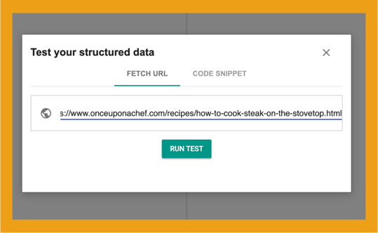 Test Structured Data