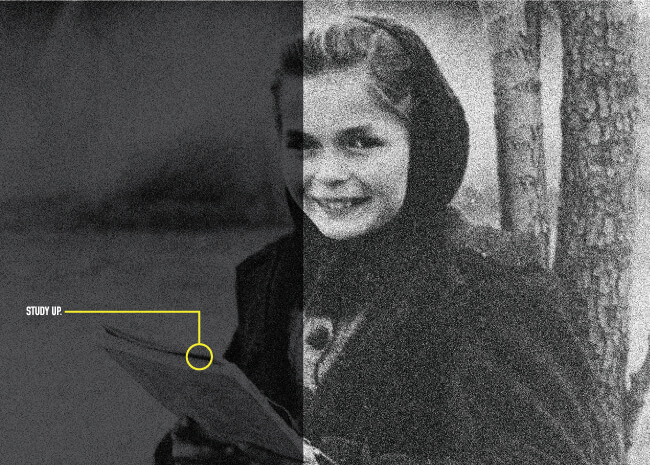 Young child with book
