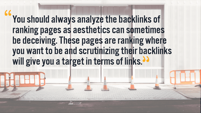 Ranking pages backlinks