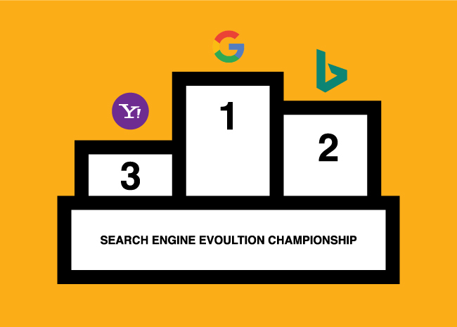 Search engine podiums
