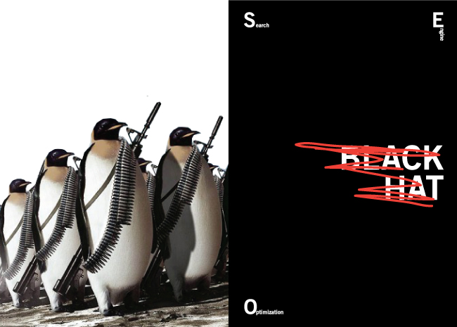 black hat SEO penguins