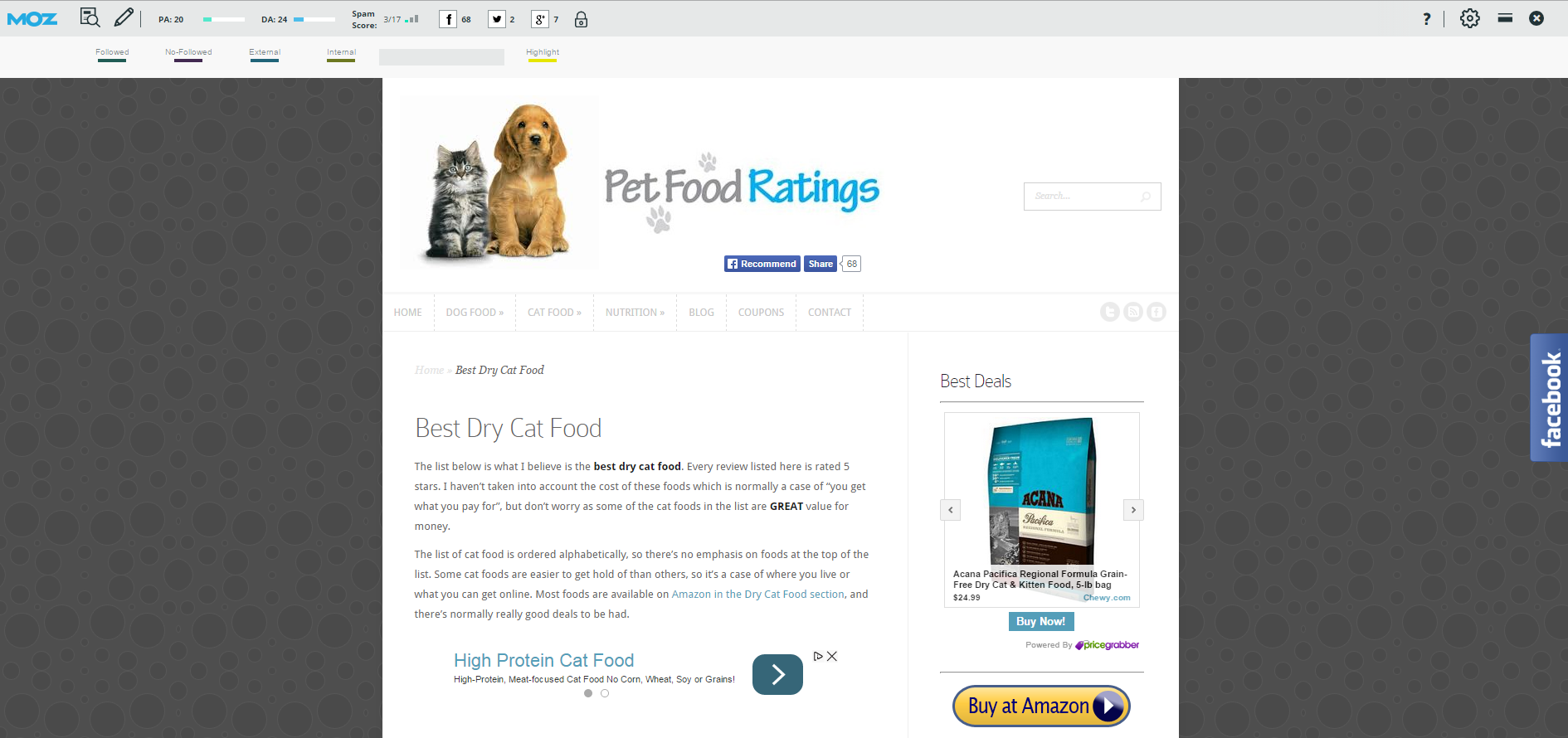 PetFood_Ratings_Home