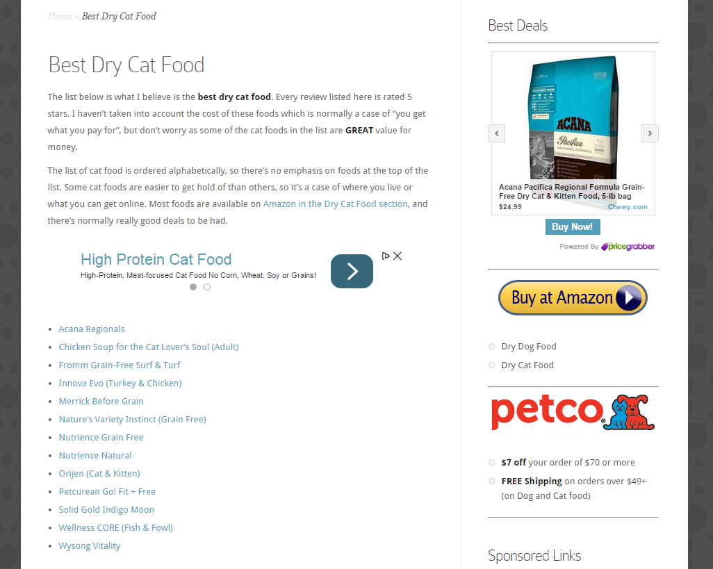 PetFood_Ratings_Links_List