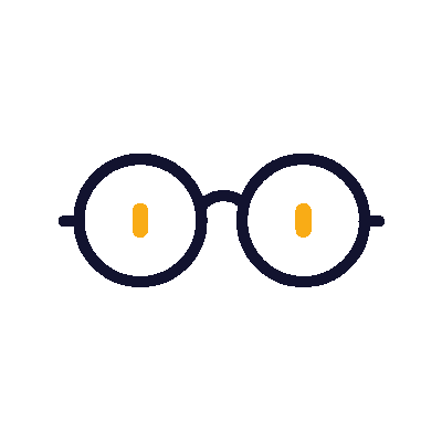 Transparency-glasses-outline